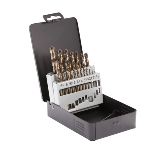 Изображение Metāla urbju komplekts RUKO A215214; 1-10 mm; 19 gab.