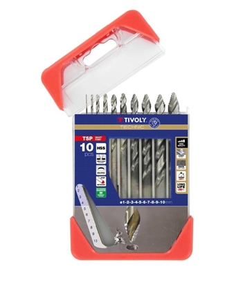 Изображение Metāla urbju komplekts Tivoly 11457070001; 1-10 mm; 10 gab.