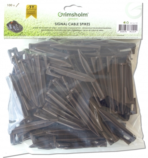 Picture of Mietiņi kabeļa stiprināšanai Grimsholm; 100 gab.
