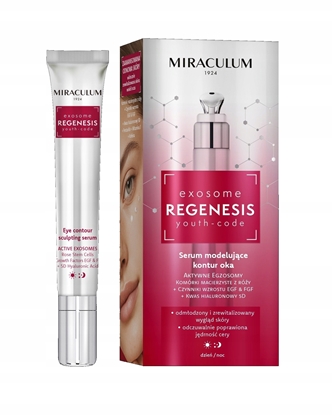 Picture of MIRACULUM Exosome Regenesis Youth-Code Serum modelujce kontur oka na dzie i noc 20 ml