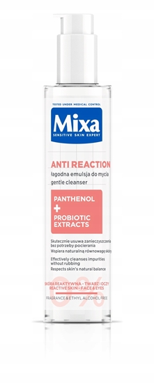 Изображение MIXA_Anti Reaction agodna emulsja do mycia twarzy przeciw zaczerwienieniom 150ml