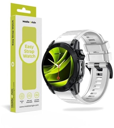 Изображение Mobile Origin Easy Strap Silicone Watch 22mm White