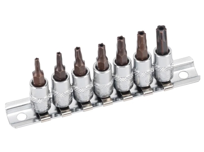 Изображение Muciņu ar uzgaļiem komplekts Condor Werkzeug C24006; 1/4''; 6 gab.