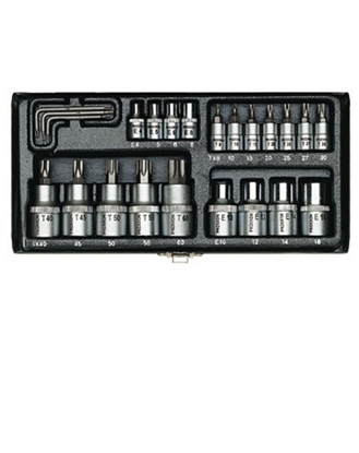 Picture of Muciņu ar uzgaļiem komplekts Proxxon 1/4''+1/2''; 23 gab.