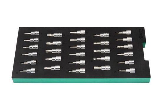 Picture of Uzgriežņa galviņu komplekts Sata ST09005G; 1/2''; 17 gab.