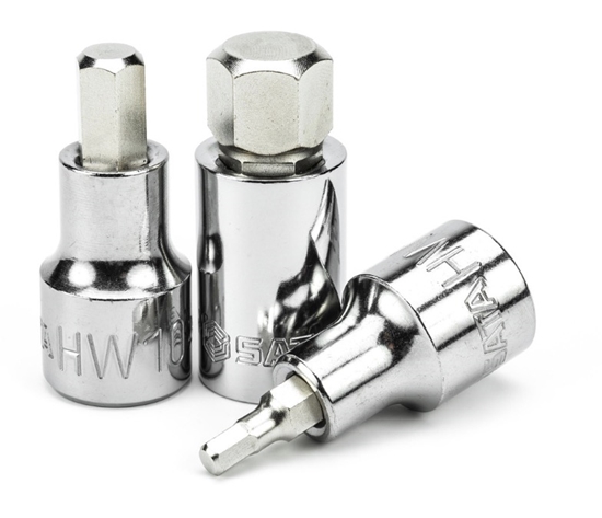 Picture of Muciņu ar uzgaļiem komplekts Sata ST0905702; 1/2''; 9 gab.