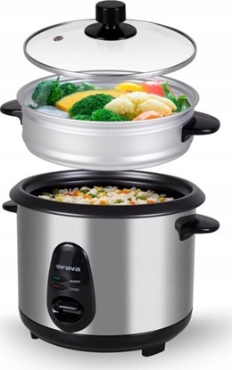 Picture of Multicooker Orava MH-05 wielofunkcyjny garnek, 500 W, 1.5 l, utrzymywanie temperatury, automatyczne wyczanie, czarny / srebrny
