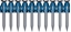 Attēls no Naglas Bosch 1600A02F4N; 2,7x32 mm; 1000 gab.