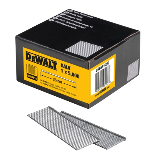 Изображение Naglas DeWalt DNBSB1625Z; 25x1,6 mm; 5000 gab.