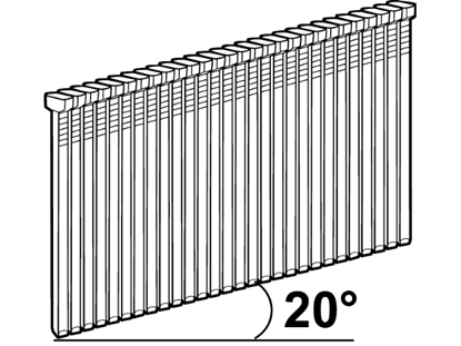 Picture of Naglas Essve D16; 1,6×35 mm; 20°; 4400 gab.; spīdīgi cinkotas