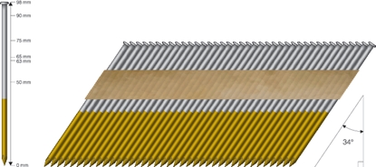 Picture of Naglas HiKOKI VGRCC HDG; 34°; 2,8x63 mm; 2000 gab.