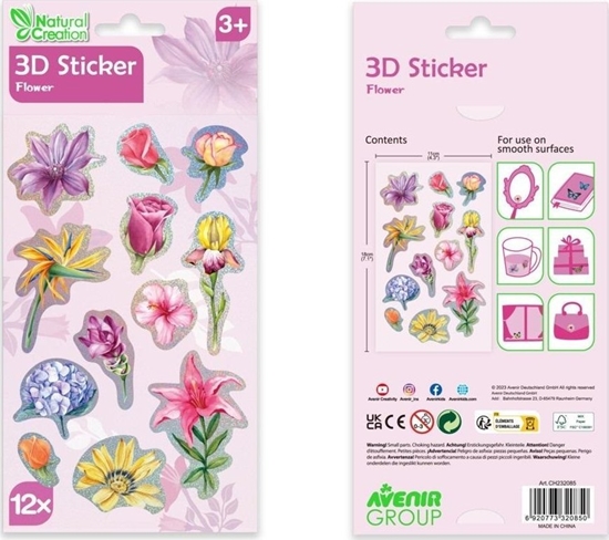 Picture of Naklejki 3D - Kwiaty