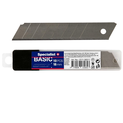 Attēls no Nažu asmeņi Specialist Basic; 18 mm; 10 gab.