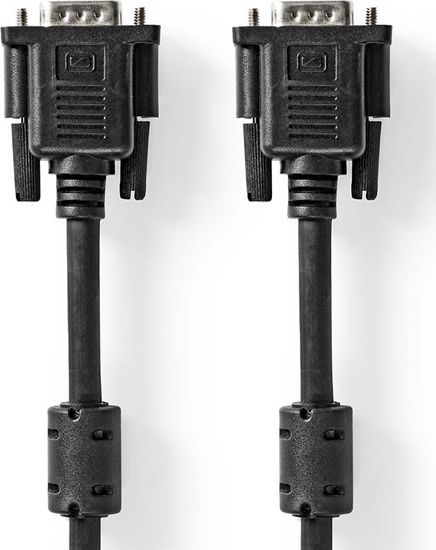 Изображение Nedis kabel VGA 2 m VGA (D-Sub) Czarny