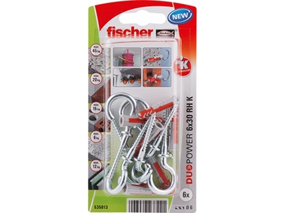 Изображение Neilona tapa ar skrūvi Fischer RH K N; 10x50 mm; 6 gab.