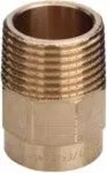 Picture of Nypel przejciowy 10 x 1/4 braz / blyszczacycznik do rur