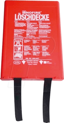 Picture of No Fire NOFIRE Löschdecke NO 120x180 in der Wandbox