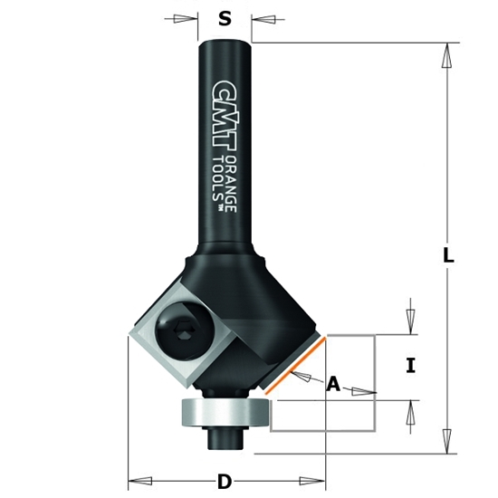 Picture of Nokāpes frēze CMT 659.022.11; 25/11 mm ar lodīšgultni