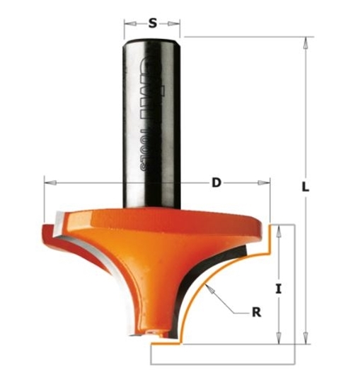 Изображение Nokāpes frēze CMT 727.060.11; 23/12 mm; ar lodīšgultni