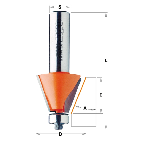Изображение Nokāpes frēze CMT; S=12 mm; D=31 mm