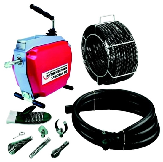 Picture of Notekcauruļu tīrīšanas iekārta Rothenberger R 600