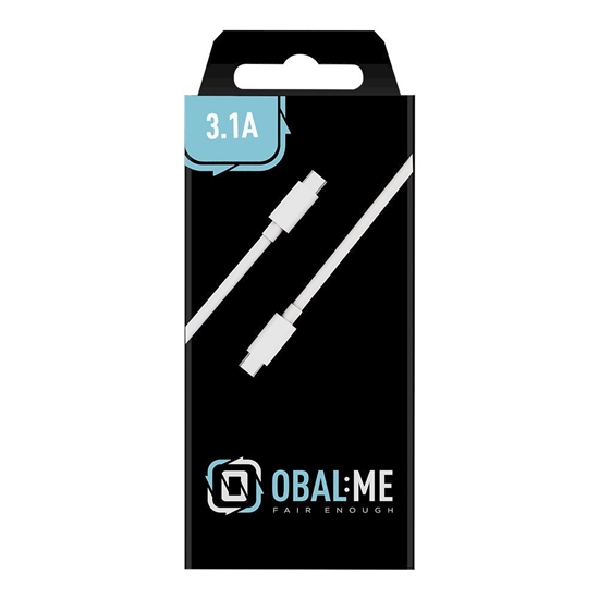 Изображение OBAL:ME Fast Charge USB-C/USB-C Cable 1m / White