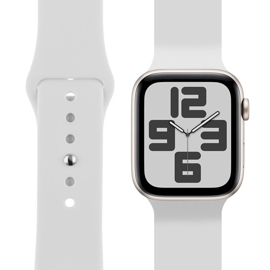 Picture of OBAL:ME Silicone Strap for Apple Watch 38-41mm S-M / white