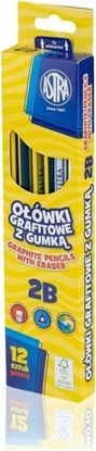 Picture of Oówki grafitowe z gumk 2B (12szt) ASTRA