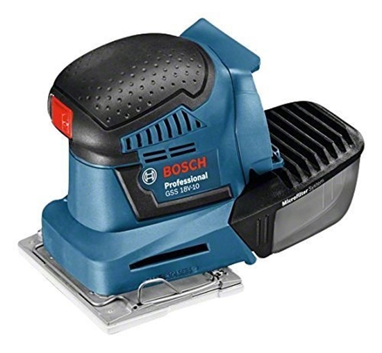 Изображение Orbitālā slīpmašīna Bosch GSS 18 V-10; 2x5,0 Ah akum.