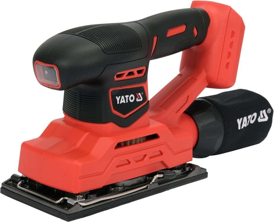 Изображение Orbitālā slīpmašīna Yato YT-82751; 18 V (bez akumulatora un lādētāja)