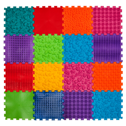 Picture of Ortopēdiskais masāžas paklājiņš Ortek Puzzle "Mega Mix" 16 moduļi