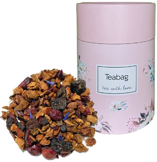 Picture of Owocowa herbata Teabag Cherry Cassis 50g - Róowa tuba