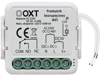 Picture of OXT Modu mini przekanik beznapiciowy AC 230V DC 5V 12-48V WiFi TUYA