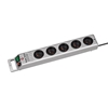 Picture of Listwa zasilajca Brennenstuhl Super-Solid-Line 5 gniazd 2.5 m srebrna (1153344115)
