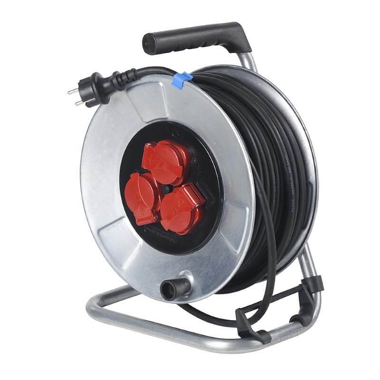 Изображение Pagarinātājs saritināms uz spoles AS-Schwabe 10316 H05RR-F 3G1,5; 50 m