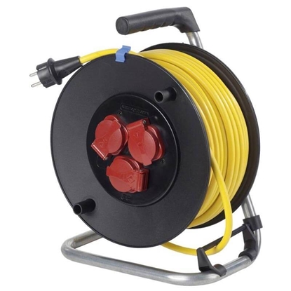 Attēls no Pagarinātājs saritināms uz spoles AS-Schwabe K35 AT-N07 V3V3-F 3G1,5; 40 m