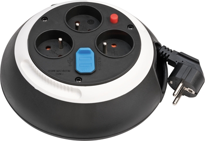 Picture of Pagarinātājs saritināms uz spoles Brennenstuhl 1109224600; 3 m; 3x1,5 mm²