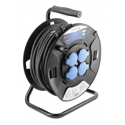 Picture of Pagarinātājs saritināms uz spoles Hogert HT1E735; 30 m; 3x2,5 mm²