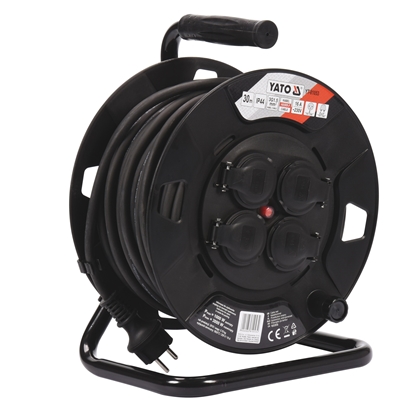 Attēls no Pagarinātājs saritināms uz spoles Yato YT-81053; 30 m; 3x1,5 mm²