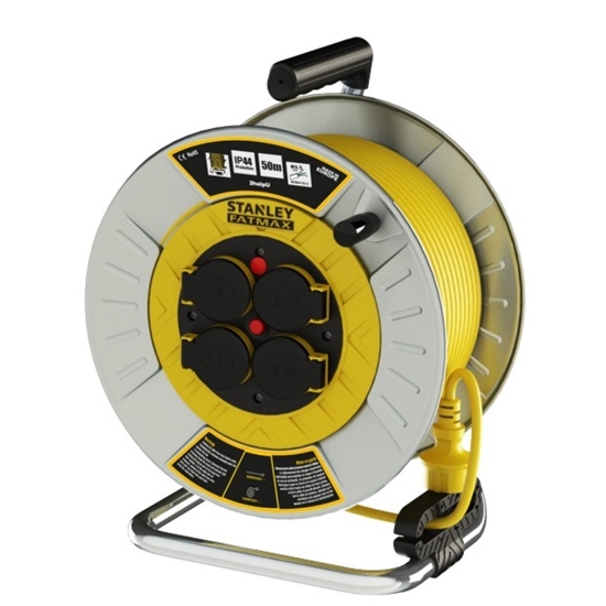 Изображение Pagarinātājs saritināms uz spoles Stanley SXECFM2RBSE; 25 m; 3x1,5 mm²