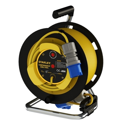 Изображение Pagarinātājs saritināms uz spoles Stanley SXECFS9QBRE; 22 m; 3x1,5 mm²