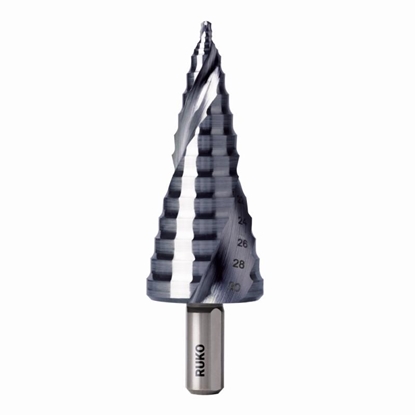 Изображение Pakāpju urbis  Ruko ULTIMATECUT FLOWSTEP; HSS; 8-30 mm