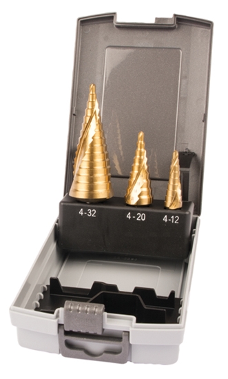 Изображение Pakāpju urbis Makita; 4-12/4-20/4-32 mm; 3 gab.