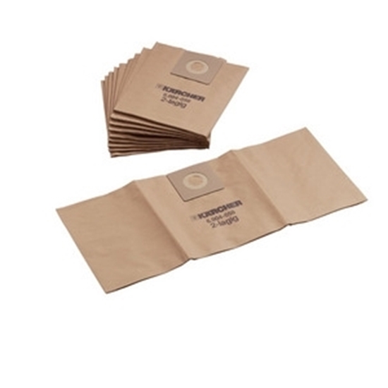 Изображение Papīra putekļu maisi putekļsūcējam Karcher CV 36/2; CV 46/2; 10 gab.