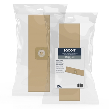 Picture of Papīra putekļu maisi putekļsūcējam SQOON 32118; Nilfisk/Electrolux E22 GD 930; 10 gab.