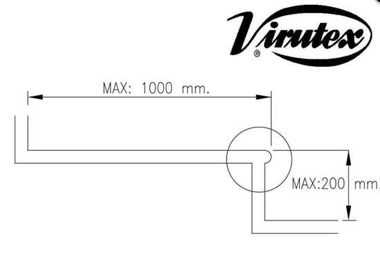 Picture of Paplašinājums Virutex 6046578 PFP; 600-1000 mm