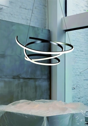 Picture of PENDANT LED LIGHT SIBIU 42W 4000K BLACK