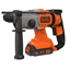 Изображение Perforators Black & Decker BCD900D1S-QW; 1,2 J; SDS-plus; 18 V; 1x2,0 Ah akum. + lādētājs