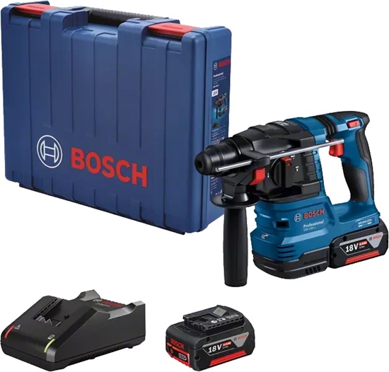 Picture of Perforators Bosch GBH 185-LI; 18 V; 1,9 J; SDS-plus; 2x4,0 Ah akum.