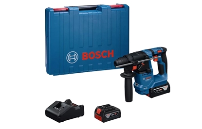 Picture of Perforators Bosch GBH 18V-18 Professional; 1,5 J; SDS plus; 2x4,0 Ah akum.; ar koferi